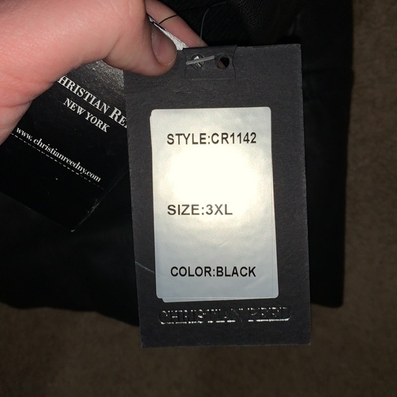 Women’s Plus Leather Coat - Picture 3 of 4